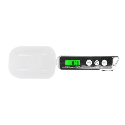 Digital Spoon Scale Household Portable Stainless Steel Kitchen Baking Scale for Flour Tea Spices 500g/0.1gBlack