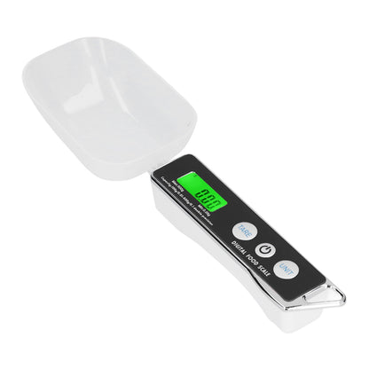 Digital Spoon Scale Household Portable Stainless Steel Kitchen Baking Scale for Flour Tea Spices 500g/0.1gBlack