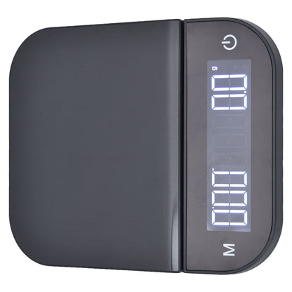Coffee Scale Maximum 3KG Large LED Backlit Dual Units USB Charging Timing Function High Accuracy Kitchen Scale
