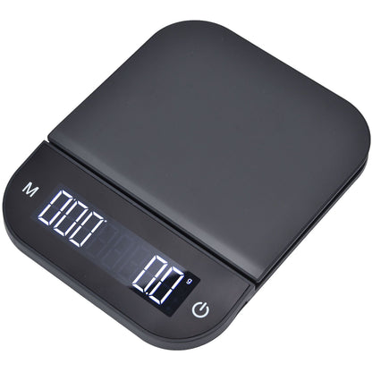 Coffee Scale Maximum 3KG Large LED Backlit Dual Units USB Charging Timing Function High Accuracy Kitchen Scale