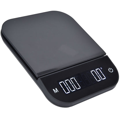 Coffee Scale Maximum 3KG Large LED Backlit Dual Units USB Charging Timing Function High Accuracy Kitchen Scale