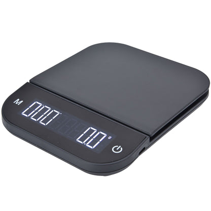 Coffee Scale Maximum 3KG Large LED Backlit Dual Units USB Charging Timing Function High Accuracy Kitchen Scale