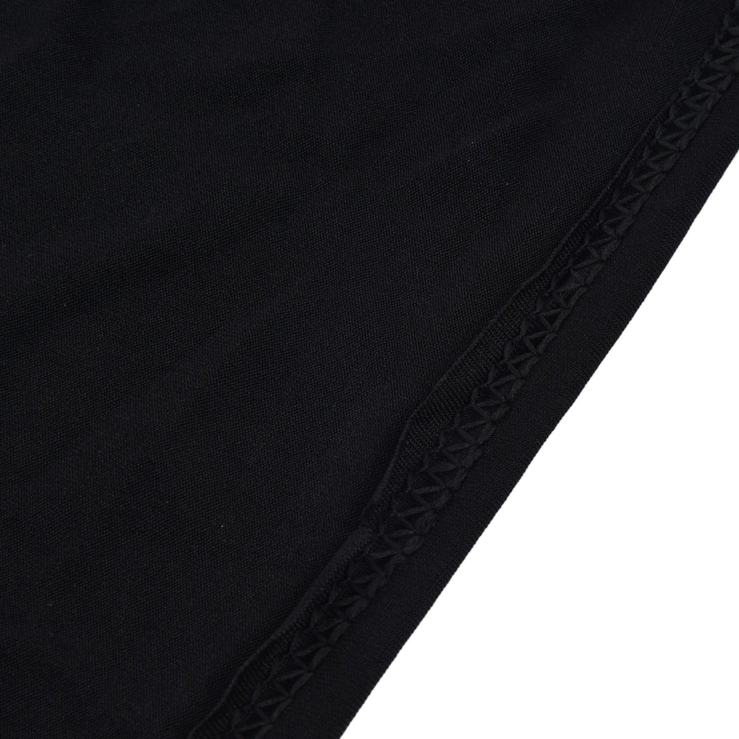 Table Cover Rectangular Wrinkle Resistant Washable Universal Black Stretch Tablecloth for Wedding Party ExhibitionBlack 8FT(244x76x76cm)