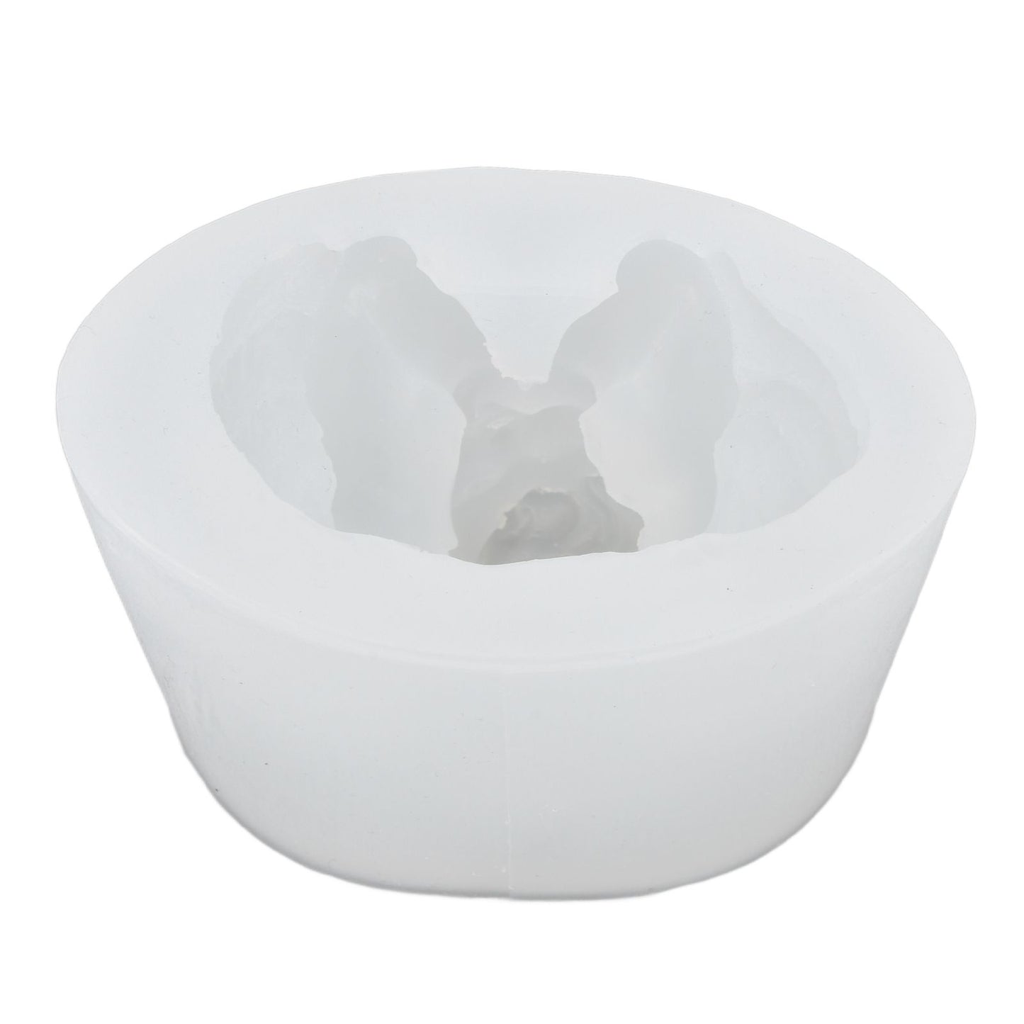 3D Angel Resin Mold Easy to Demold Reusable Food Grade Silicone Baby Angel Candle Mold for DIY Home Decoration CakeFace with Two Hands