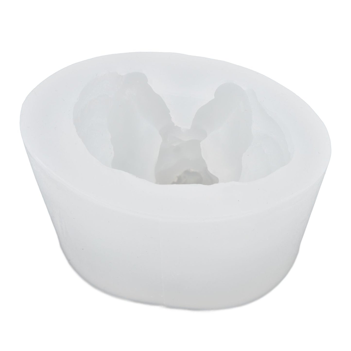 3D Angel Resin Mold Easy to Demold Reusable Food Grade Silicone Baby Angel Candle Mold for DIY Home Decoration CakeFace with Two Hands