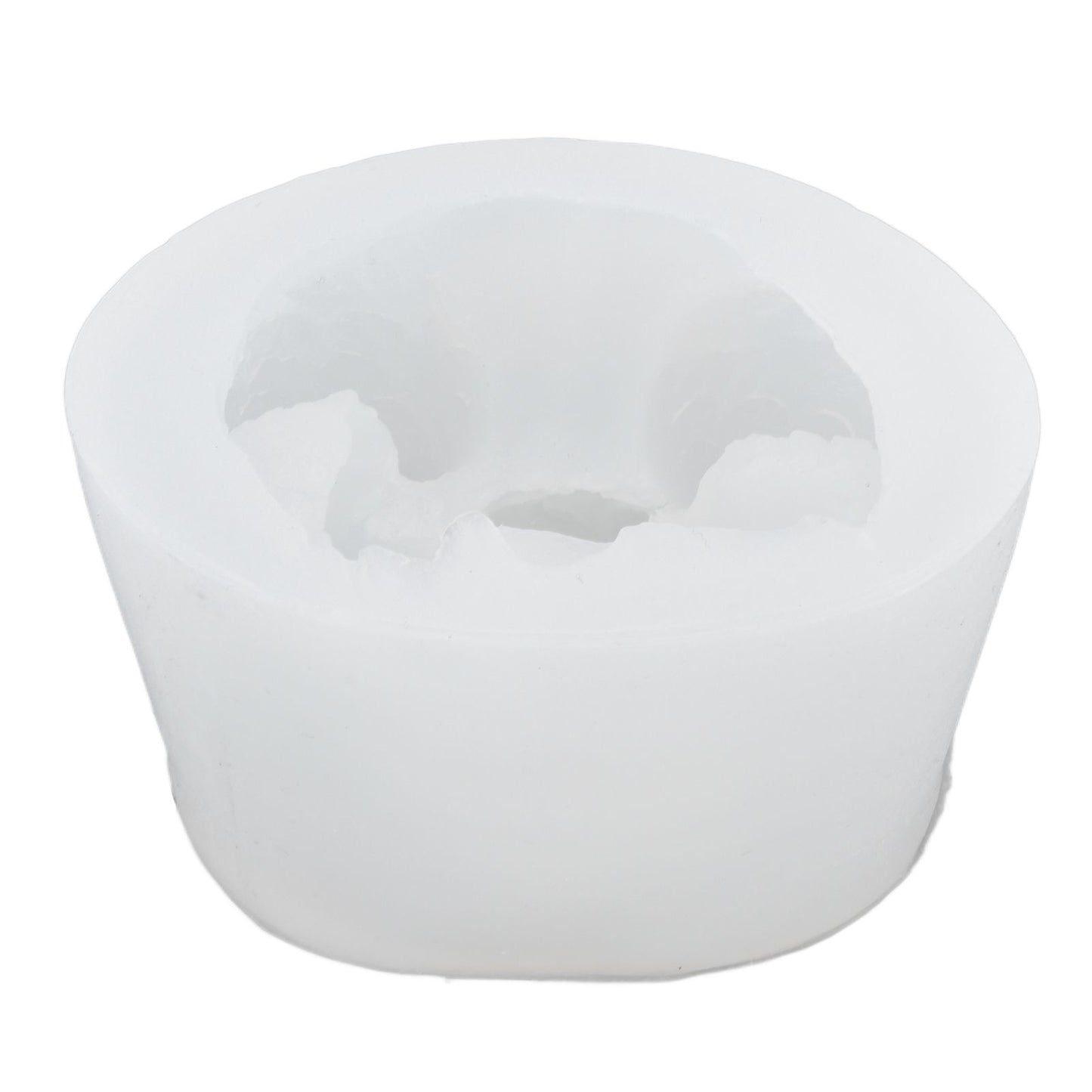 3D Angel Resin Mold Easy to Demold Reusable Food Grade Silicone Baby Angel Candle Mold for DIY Home Decoration CakeFace with One Hand