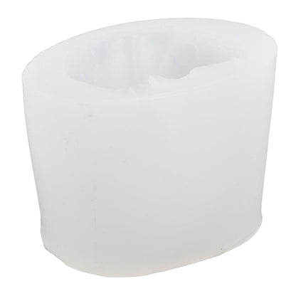 3D Angel Resin Mold Easy to Demold Reusable Food Grade Silicone Baby Angel Candle Mold for DIY Home Decoration CakeFace with One Hand
