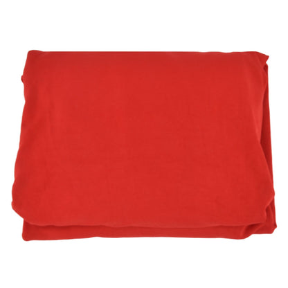 Stretch Spandex Table Cover Good Elasticity Washable Reusable Red Stretchable Tablecloth with 4 Pockets for Wedding Party4FT(122x76x76cm)