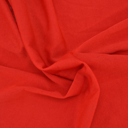 Stretch Spandex Table Cover Good Elasticity Washable Reusable Red Stretchable Tablecloth with 4 Pockets for Wedding Party4FT(122x76x76cm)