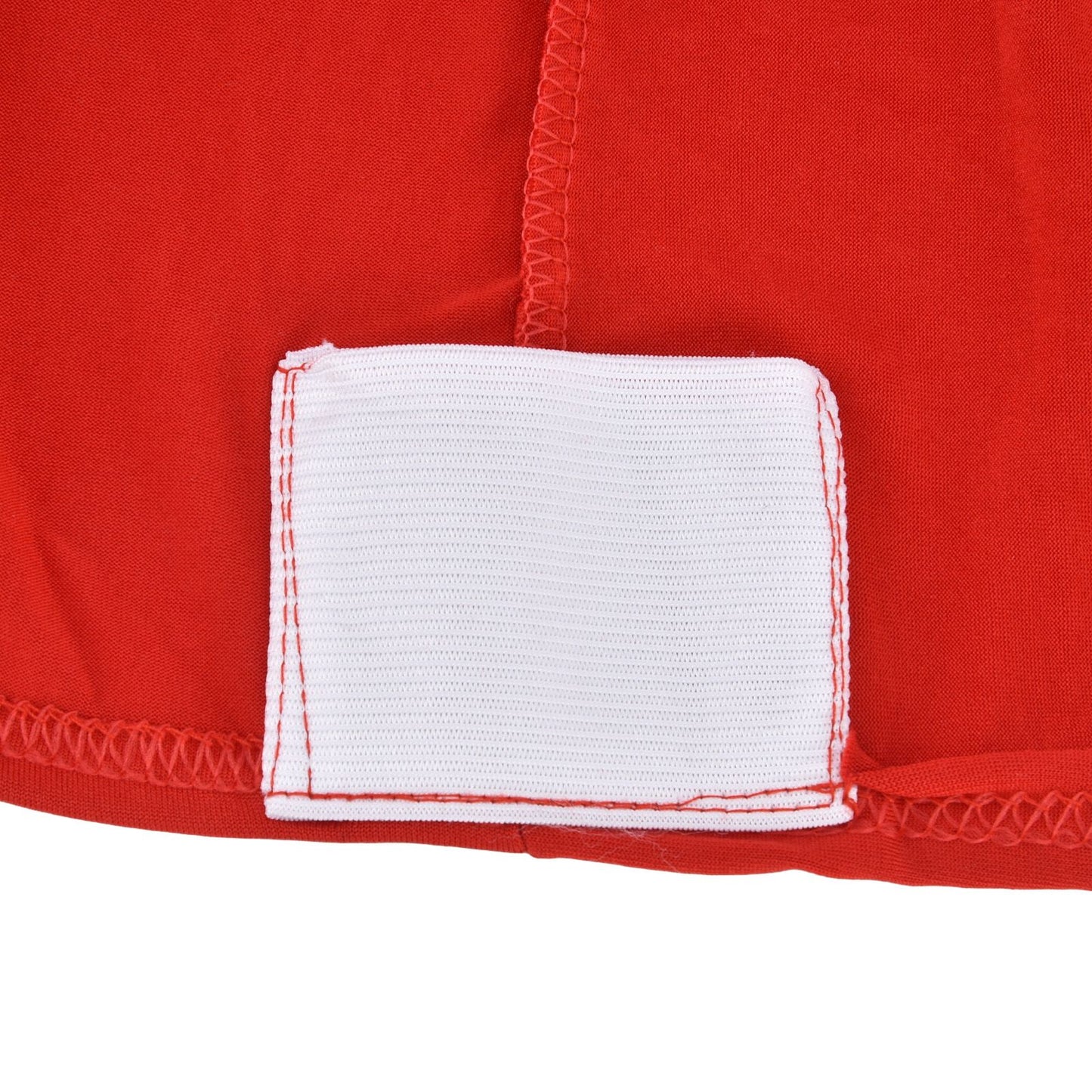 Stretch Spandex Table Cover Good Elasticity Washable Reusable Red Stretchable Tablecloth with 4 Pockets for Wedding Party8FT(244x76x76cm)