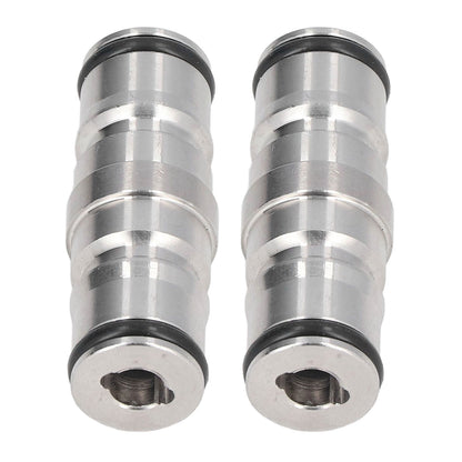 2 Pcs Homebrew Beer Keg Ball Lock Post Connector Stainless Steel Durable Quick Ball Lock Connector