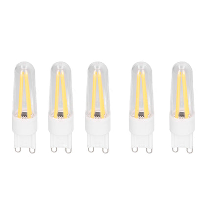 10Pcs G9 LED Bulb 3W 200LM Long Filament Bulbs for Chandelier Ceiling Lamp Table Lamp Warm White 220V