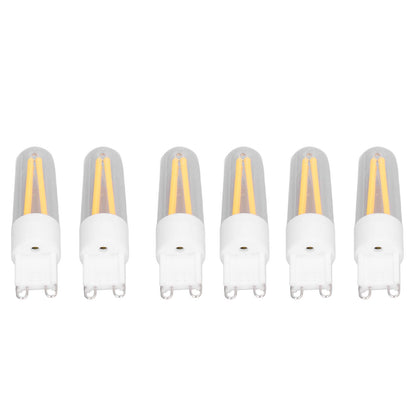 10Pcs G9 LED Bulb 3W 200LM Long Filament Bulbs for Chandelier Ceiling Lamp Table Lamp Warm White 220V