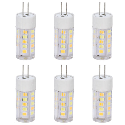 6PCS G4 Light Bulb 3 Light Color 220V Small Ceiling Lamp Bulb Wall Lamp Bulb for Home OfficeG4 3W 32LED