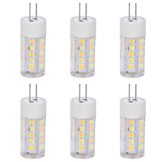 6PCS G4 Light Bulb 3 Light Color 220V Small Ceiling Lamp Bulb Wall Lamp Bulb for Home OfficeG4 3W 32LED