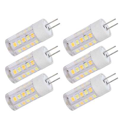 6PCS G4 Light Bulb 3 Light Color 220V Small Ceiling Lamp Bulb Wall Lamp Bulb for Home OfficeG4 3W 32LED