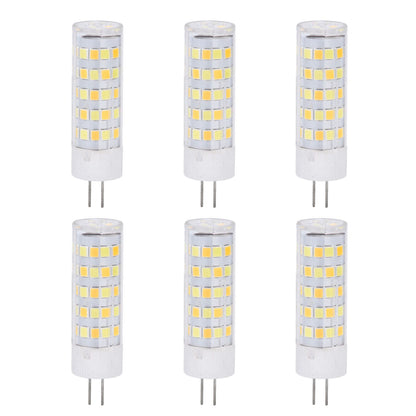 6PCS G4 Light Bulb 3 Light Color 220V Small Ceiling Lamp Bulb Wall Lamp Bulb for Home OfficeG4 7W 64LED