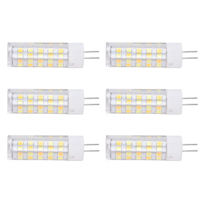 6PCS G4 Light Bulb 3 Light Color 220V Small Ceiling Lamp Bulb Wall Lamp Bulb for Home OfficeG4 7W 64LED