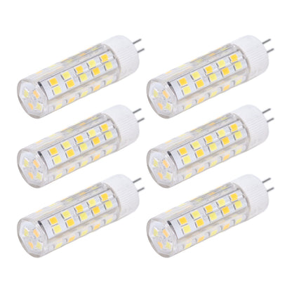 6PCS G4 Light Bulb 3 Light Color 220V Small Ceiling Lamp Bulb Wall Lamp Bulb for Home OfficeG4 7W 64LED