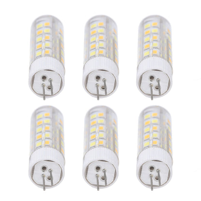 6PCS G4 Light Bulb 3 Light Color 220V Small Ceiling Lamp Bulb Wall Lamp Bulb for Home OfficeG4 7W 64LED