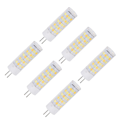 6PCS G4 Light Bulb 3 Light Color 220V Small Ceiling Lamp Bulb Wall Lamp Bulb for Home OfficeG4 7W 64LED