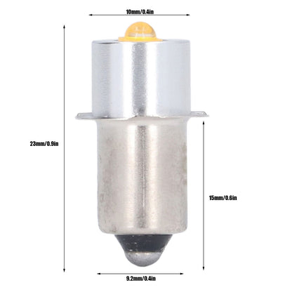 LED Flashlight Bulb LED High Brightness Emergency Work Light Flashlight Replacement Warm Light Bulb 4.5V