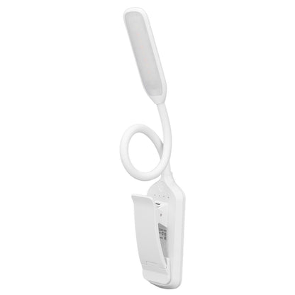 LED Desk Lamp Clip Design Three Level Adjustment Mini Foldable White USB Touch Table Light