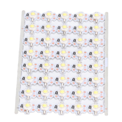 LED Chip Bulb High Brightness Energy Saving DIY Lamp Beads with Aluminum Plate for 1W 12V Headlights Cabinet LightsNatural Light