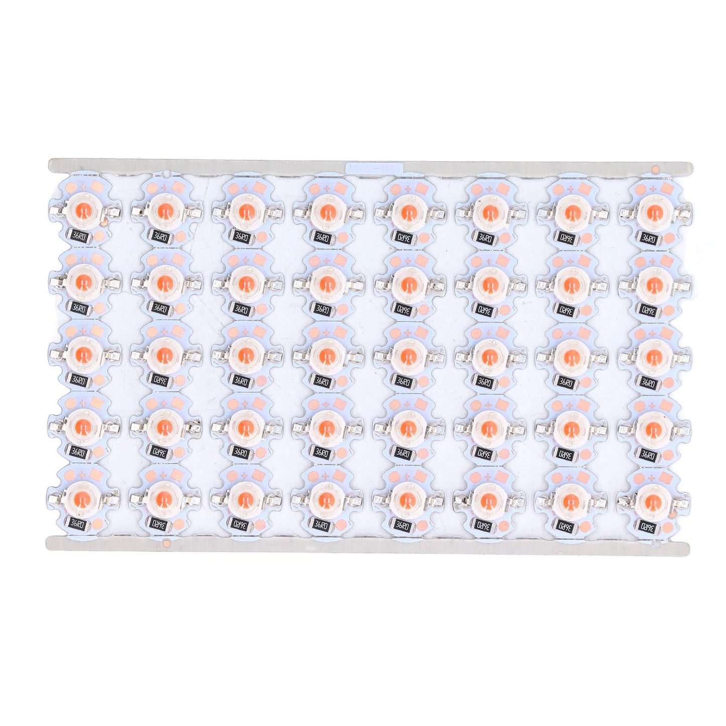 LED Chip Bulb High Brightness Energy Saving DIY Lamp Beads with Aluminum Plate for 1W 12V Headlights Cabinet LightsRed Light