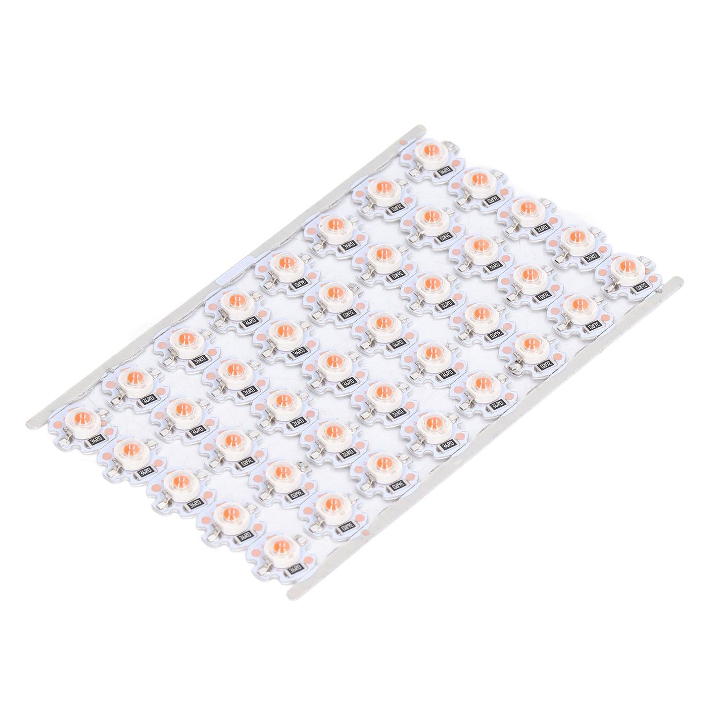 LED Chip Bulb High Brightness Energy Saving DIY Lamp Beads with Aluminum Plate for 1W 12V Headlights Cabinet LightsRed Light