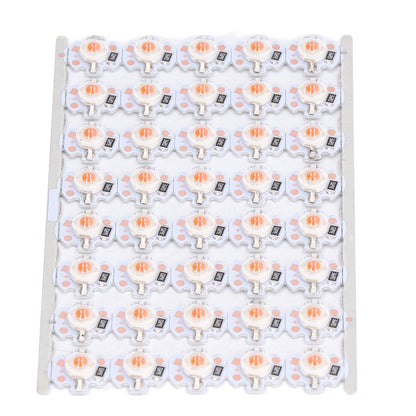LED Chip Bulb High Brightness Energy Saving DIY Lamp Beads with Aluminum Plate for 1W 12V Headlights Cabinet LightsRed Light