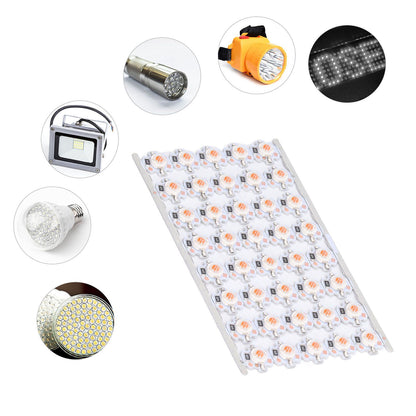 LED Chip Bulb High Brightness Energy Saving DIY Lamp Beads with Aluminum Plate for 1W 12V Headlights Cabinet LightsRed Light