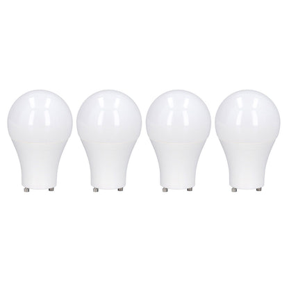 4PCS GU24 Light Bulb High Brightness Energy Saving LED A19 Light Bulb for Bedroom Office 120V5W Warm White 2700K