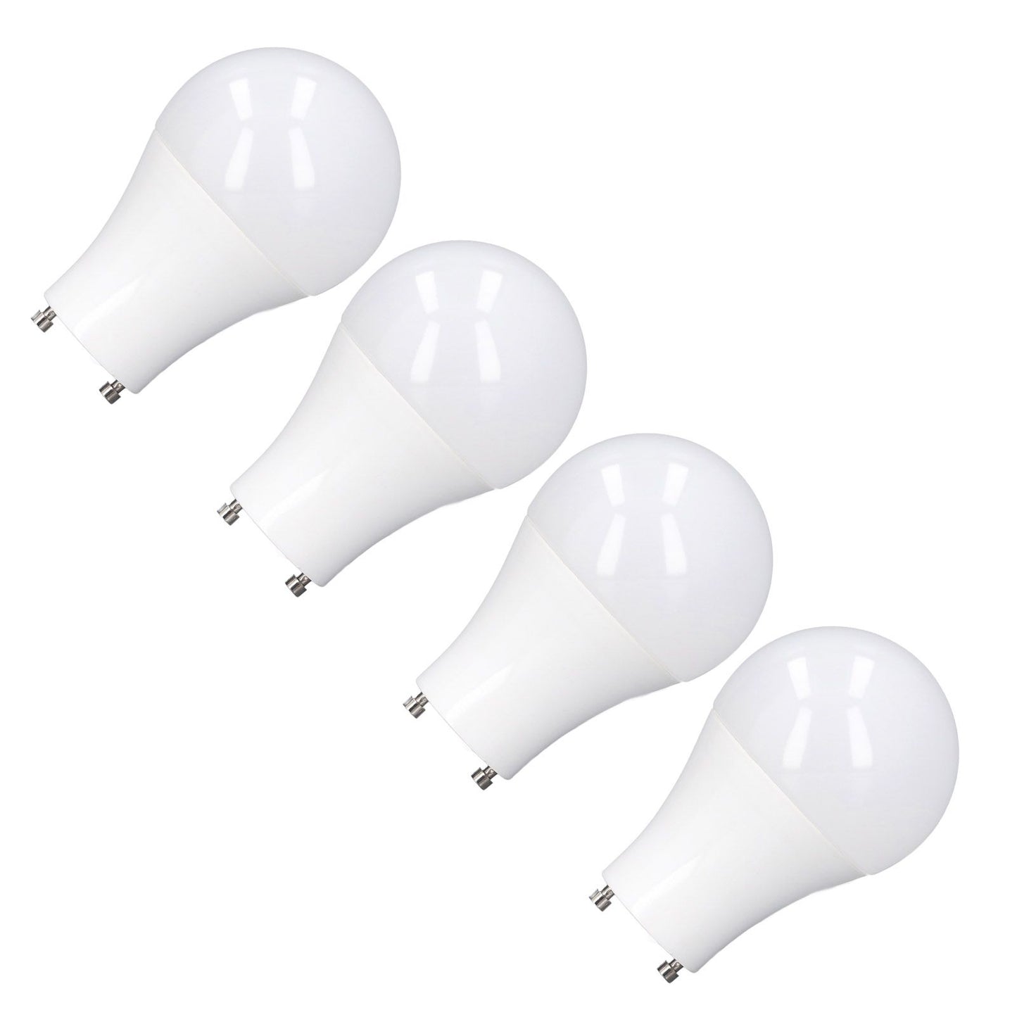 4PCS GU24 Light Bulb High Brightness Energy Saving LED A19 Light Bulb for Bedroom Office 120V5W Warm White 2700K