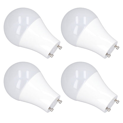 4PCS GU24 Light Bulb High Brightness Energy Saving LED A19 Light Bulb for Bedroom Office 120V5W Warm White 2700K