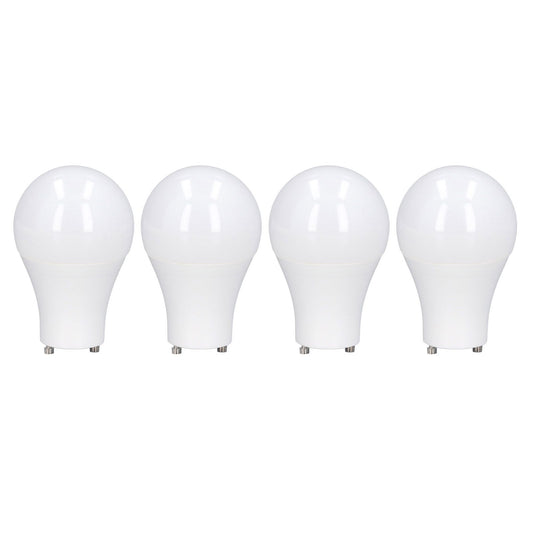 4PCS GU24 Light Bulb High Brightness Energy Saving LED A19 Light Bulb for Bedroom Office 120V5W Cold White 5000K