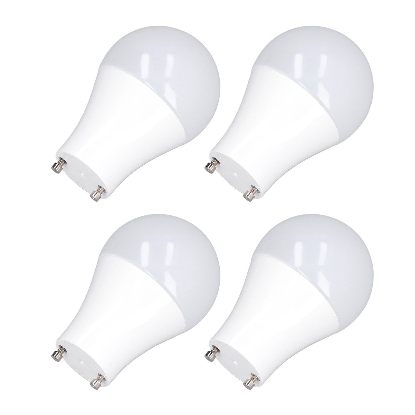 4PCS GU24 Light Bulb High Brightness Energy Saving LED A19 Light Bulb for Bedroom Office 120V5W Cold White 5000K