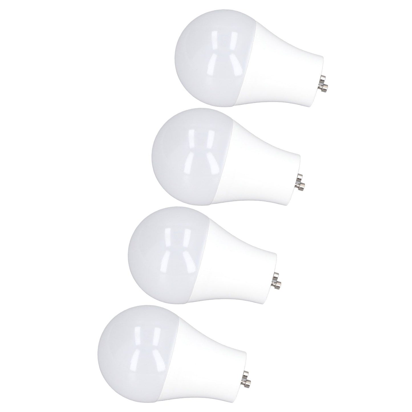 4PCS GU24 Light Bulb High Brightness Energy Saving LED A19 Light Bulb for Bedroom Office 120V5W Cold White 5000K