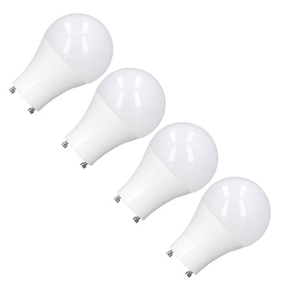 4PCS GU24 Light Bulb High Brightness Energy Saving LED A19 Light Bulb for Bedroom Office 120V5W Cold White 5000K