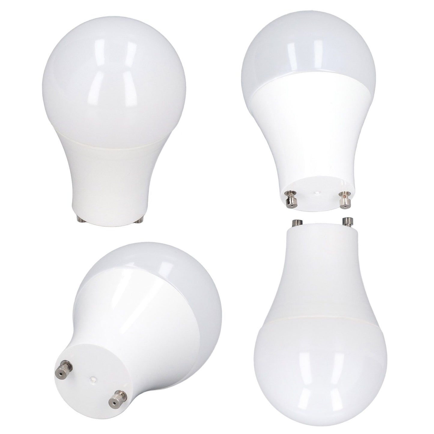 4PCS GU24 Light Bulb High Brightness Energy Saving LED A19 Light Bulb for Bedroom Office 120V5W Cold White 5000K