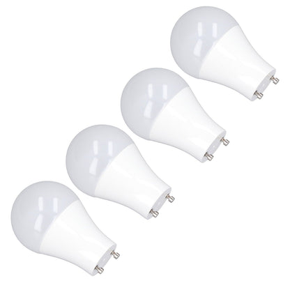 4PCS GU24 Light Bulb High Brightness Energy Saving LED A19 Light Bulb for Bedroom Office 120V5W Cold White 5000K