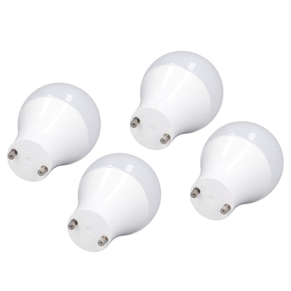 4PCS GU24 Light Bulb High Brightness Energy Saving LED A19 Light Bulb for Bedroom Office 120V5W Cold White 5000K