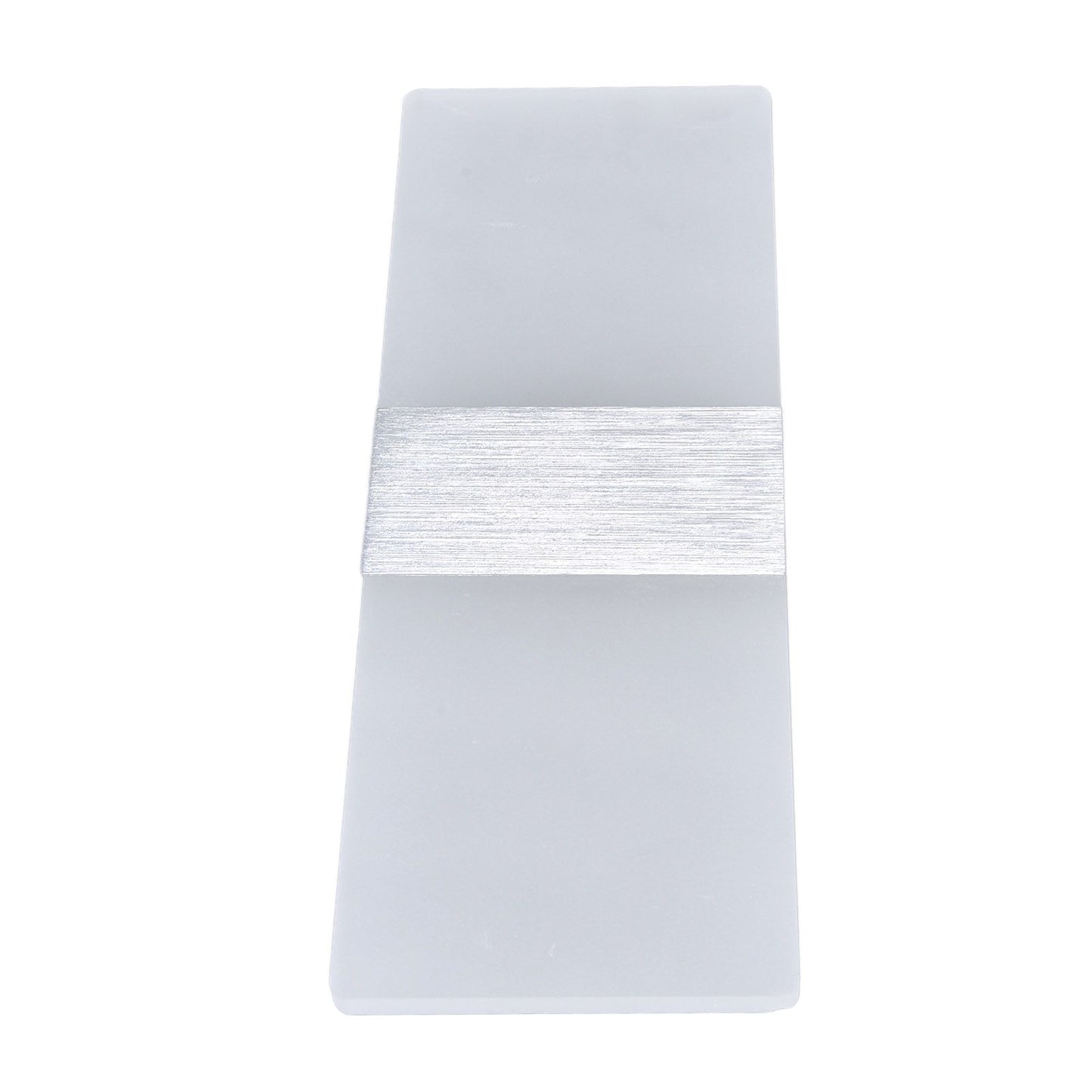 LED Wall Lamp 6W Acrylic Wall Light 360° Luminous High Brightness Preservative Up Down Lights for Bedroom Canteen 90‑265VSilver