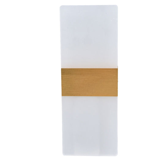 LED Wall Lamp 6W Acrylic Wall Light 360° Luminous High Brightness Preservative Up Down Lights for Bedroom Canteen 90‑265VGold