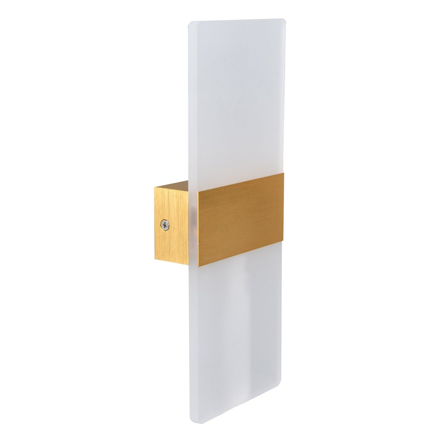 LED Wall Lamp 6W Acrylic Wall Light 360° Luminous High Brightness Preservative Up Down Lights for Bedroom Canteen 90‑265VGold
