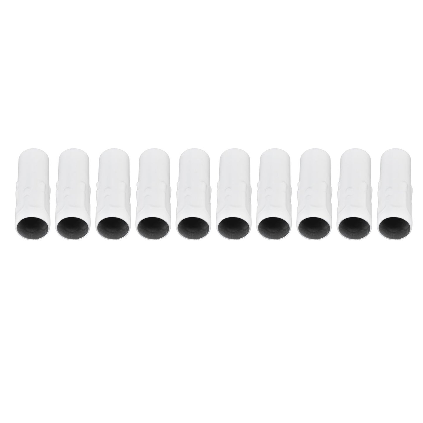 10Pcs E14 Metal Tube for Candle Lamp Holder Lamp Base Lighting Accessories 25x80mm White
