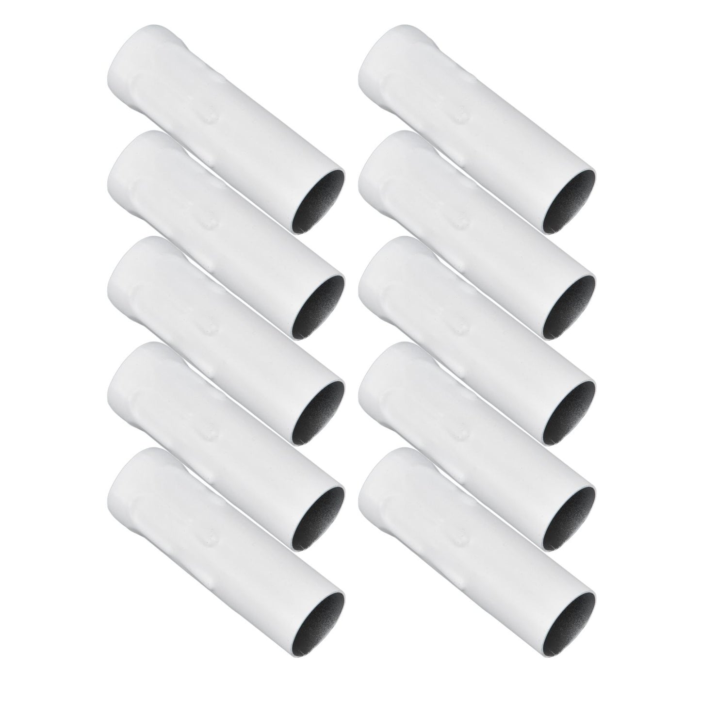 10Pcs E14 Metal Tube for Candle Lamp Holder Lamp Base Lighting Accessories 25x80mm White