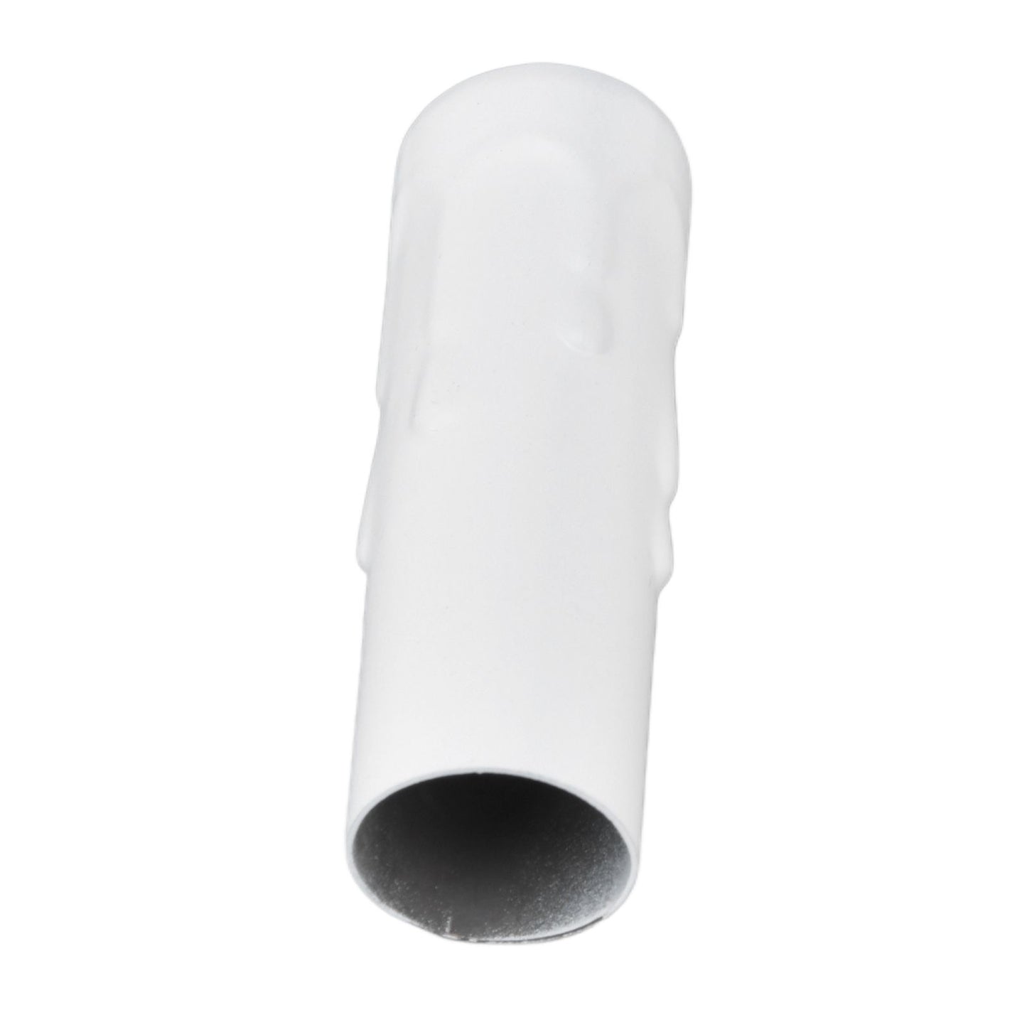 10Pcs E14 Metal Tube for Candle Lamp Holder Lamp Base Lighting Accessories 25x80mm White