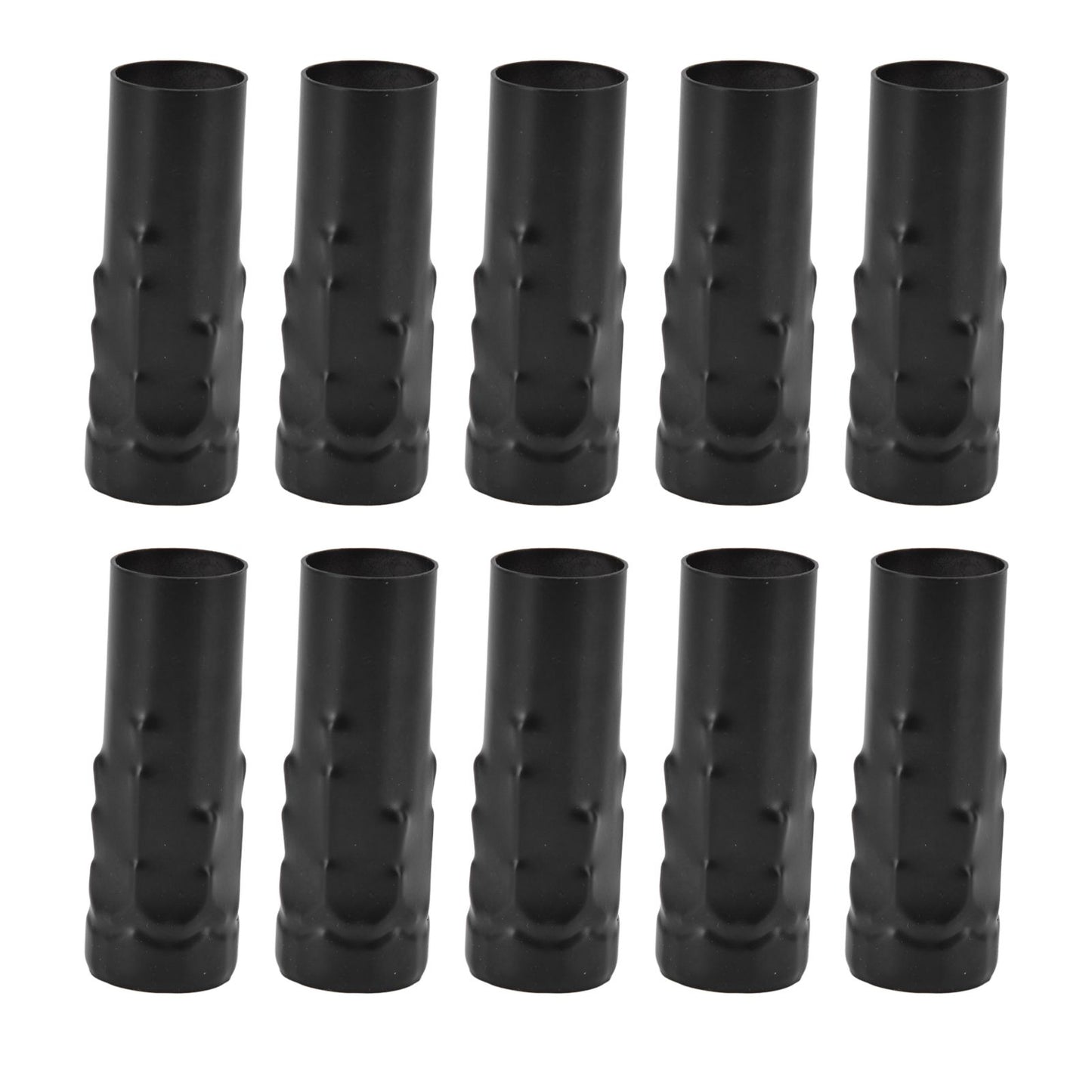 10Pcs E14 Metal Tube for Candle Lamp Holder Lamp Base Lighting Accessories 25x80mm Black