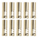10Pcs E14 Metal Tube for Candle Lamp Holder Lamp Base Lighting Accessories 25x80mm Gold